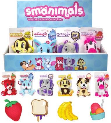 Smanimal Back Pack Buddies! Make 40% Profit! NEW from the makers of Smencils - Backpack Buddies are scented stuffed animals that come attached with a keychain.