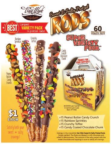Sweet & Salty Pretzel Rods Up to 45% profit! Indulge in the irresistible Sweet & Salty Pretzel Rods. Simply perfect!