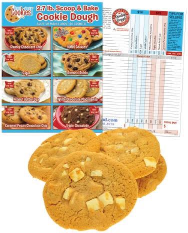 Crazy About Cookies 2.7 lb. Tub - $14-$15 / Tub Up to 48% Profit! Just Spoon, Bake & Enjoy! Choose your favorite Crazy About Cookies Gourmet Dough in 8 delicious flavors!