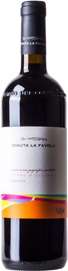 Tenuta La Favola Corrado Gurrieri Organic since 2001 Champing at the bit Rosso della Tenuta Terre Siciliane IGP Varieties: 100% Nero d vola Color: intense red.