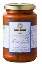 340g/528g J002 Portofino Sauce A rich and tasty sauce cooked according to a Ligurian recipe that captures all the freshness of Italian organic tomatoes ripened in the sun, the crunchiness of cashew