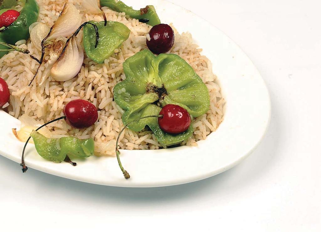 Masala rice with cherries The EXTRAORDINARY! Woo! Try these dishes and taste the difference.