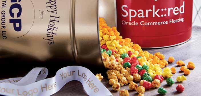 Make your Brand POP with CORPORATE GIFTS! Make a lasting impression with tasty treats from The Popcorn Factory.