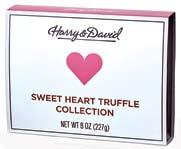 Sweetheart Truffle Box CS 6 8 oz 780994815773 1015918 Valentine Dark Chocolate