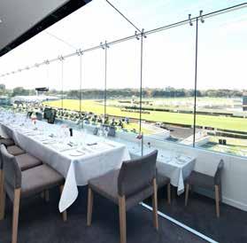 per table CENTENNIAL RESERVE (PUBLIC SPACE) Level 3, Queen Elizabeth II Grandstand Enjoy a quality race day experience from your reserved table, with a