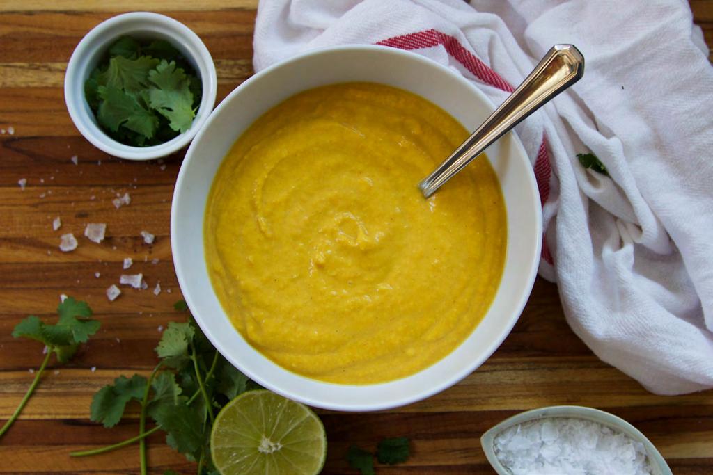 savory thai squash soup SERVES 8 PREP TIME: 15 MINUTES COOK TIME: 40 MINUTES INGREDIENTS 2 tsp olive oil 2 c.