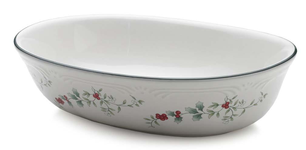 Oval Vegetable Bowl The Pfaltzgraff Winterberry Oval Vegetable Bowl is a real multipurpose vessel for veggies, stews, and snacks.