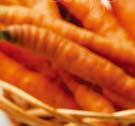 Carrot Tip: Carrots should be firm, smooth, relatively straight and bright in color.