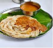 home made egg curry) Plain Parotta Chennai Veg Salna or Chicken