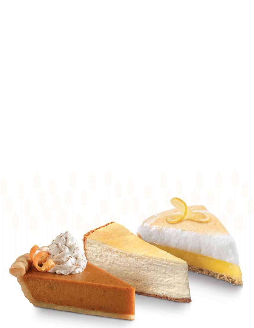 pies pie shells cheesecakes cobblers Enjoyment for Everyone Heritage Ovens wide variety of delicious dessert favorites brings the taste of home-baked goodness to any meal occasion.