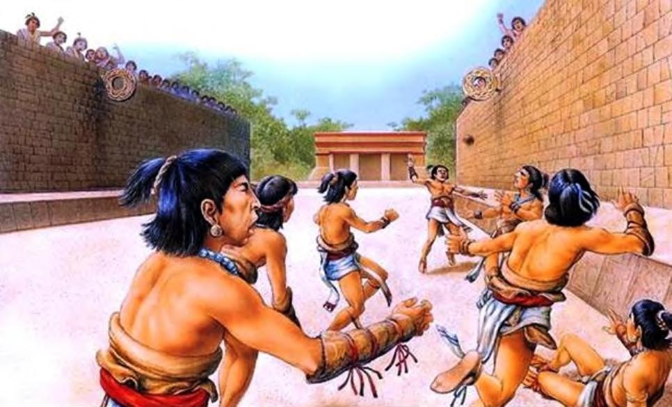 Figure 8: Mesoamerica Ballgame rendition. Aztec Ritual View Today: This empire supposedly ruled with an iron fist and it's ritual tactics were revered throughout the region.
