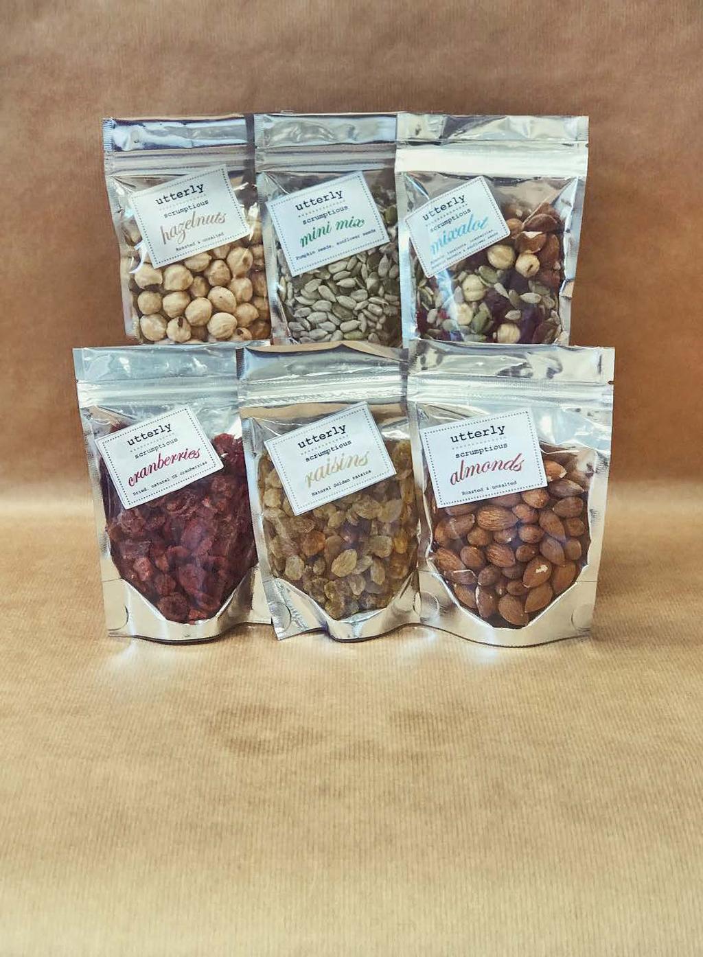 PACKET NUTS 1 2 3 AND DRIED FRUITS YOUR HEALTHY ENERGY SNACKS 1 HAZELNUTS Roasted & Unsalted 2 MINI MIX Pumpkin Kernels and Sunflower Seeds 3 MIX- A - LOT Almonds,