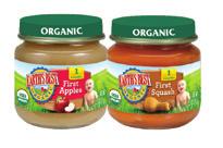 pouch baby foods. Stages 1, 2, 3 plus toddler smoothies. All baby foods are Non-GMO Enrolled (except meat varieties).