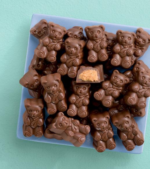 00 Whimsically sculpted frogs are filled with cool mint fudge.