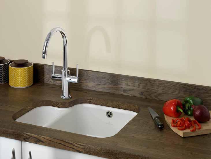 Villeroy Boch Cisterna The Villeroy Boch Cisterna sink range offers a soft, timeless design, with curves to suit both contemporary and traditional kitchens.