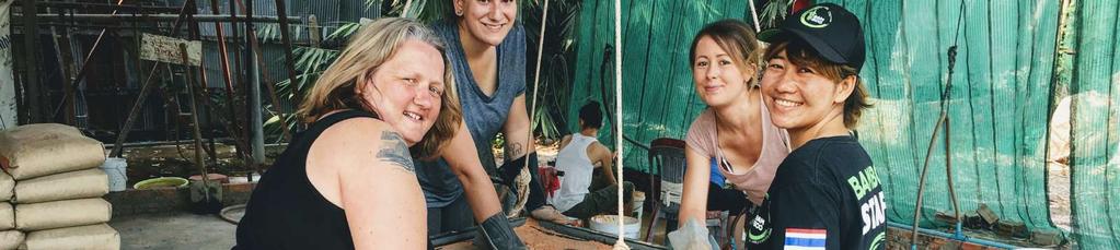 Volunteering During your time in Siem Reap you will assist local builders and contractors with the completion of a community development project.