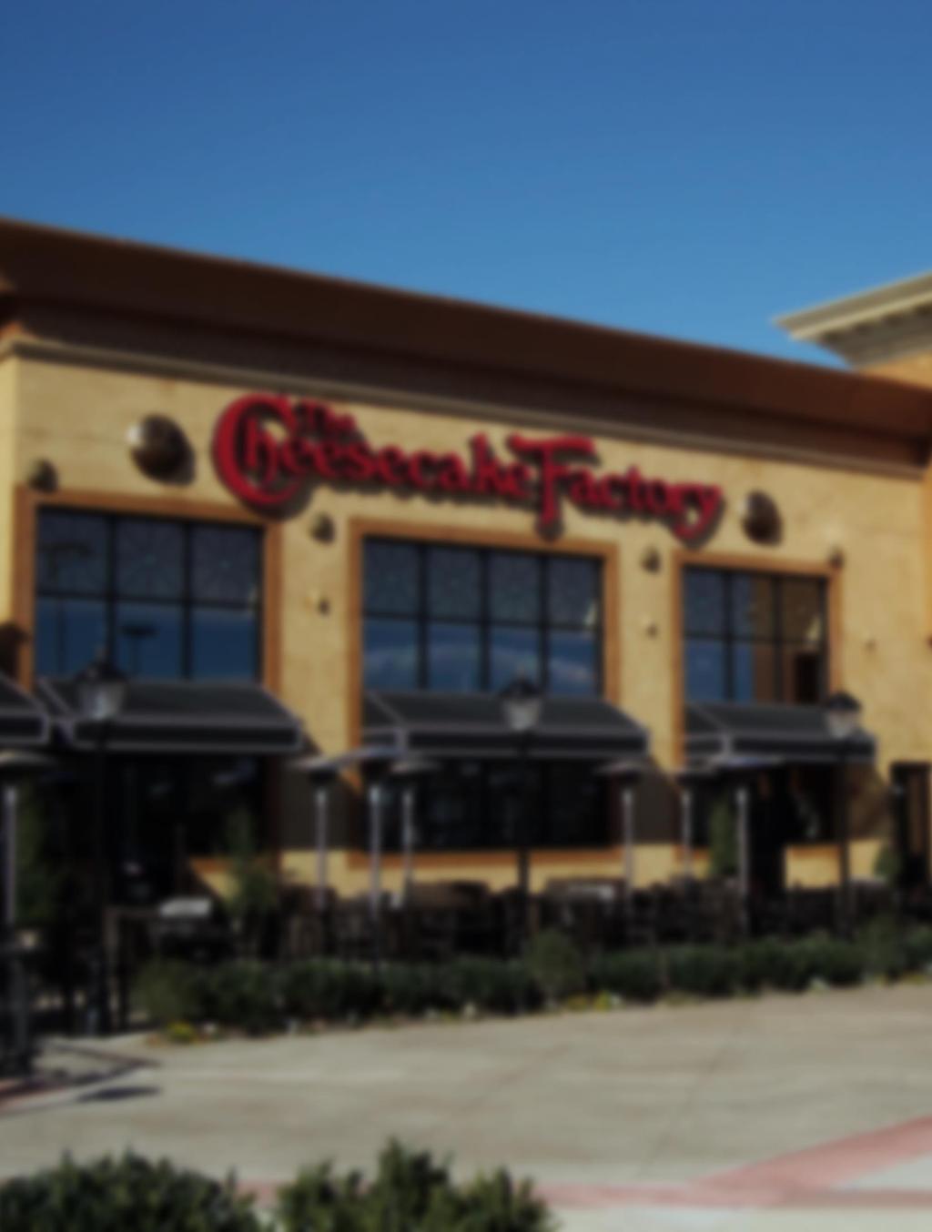 VISITATION FREQUENCY 28% OF RECENT CHEESECAKE FACTORY VISITORS VISITED THE CHAIN ONCE EVERY SIX