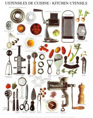 Summary: There are a variety of kitchen utensils & equipment used in food preparation.