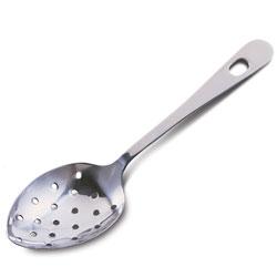 Perforated Spoon Used for straining solids from liquids.