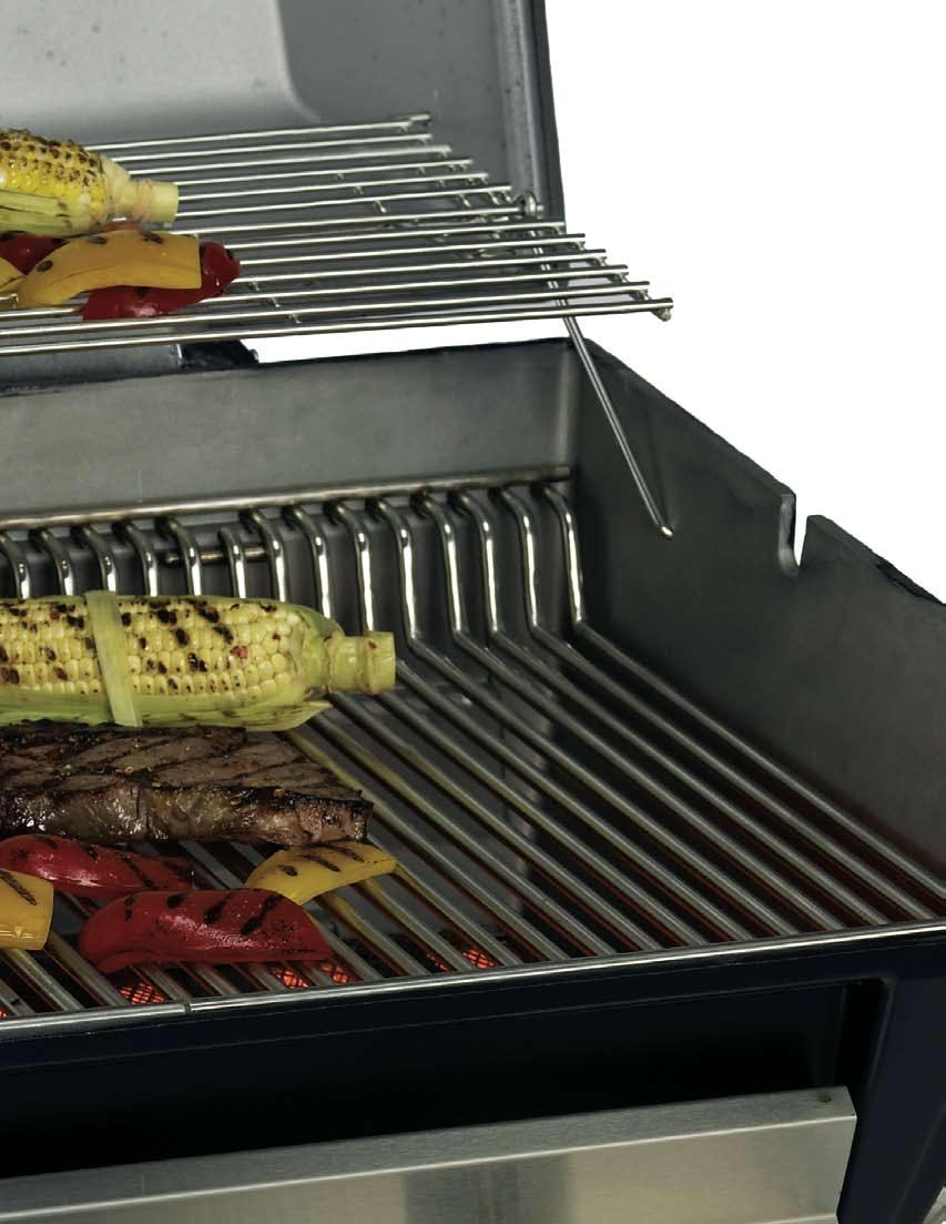 Broilmaster IR and IR/Blue Flame Models The Best of Two Great Grilling Technologies INFRARED COMBO - With its two burner styles, 3-level adjustable cooking grids and multi-position lid stop, the R3B
