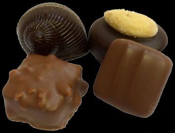 chocolates filled with