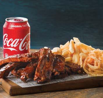For a hot option choose peri-peri basting. 400g RIBS & QUARTER CHICKEN - Hot or not! 145.90 400g RIBS & 8x WINGS 145.90 STEAKS Great basting. Great tasting.