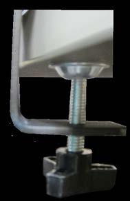 the arm, align the screw with the slot