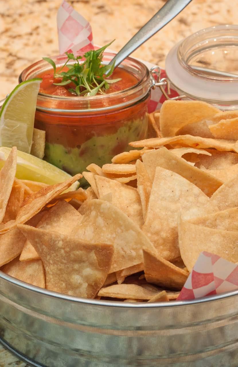 Chips & Dip Thick-Cut Fried Tortilla Chips, Chipotle Salsa and