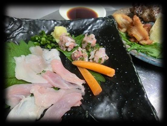 Assorted Sashimi Liver, gizzard, milt, un-laid egg, white meat, side gizzard (When sold out something, replacement Chief s