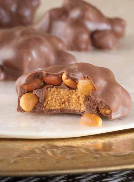 and creamy peanut butter encased in milk chocolate make this a surprisingly