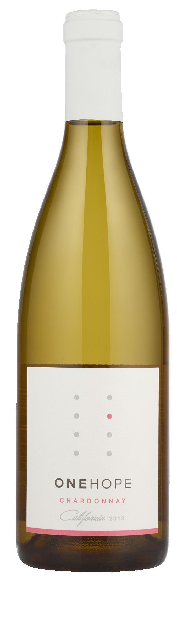 ONEHOPE CALIFORNIA CHARDONNAY smooth oak crisp green apple delicate vanilla toasted coconut Aromas of green apples, pear, and aromatic baking spices.