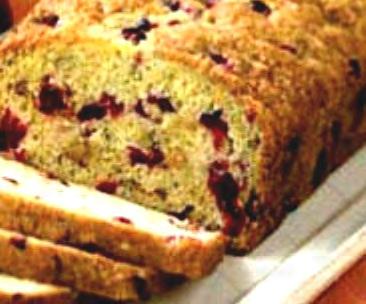 Page 9 Page 6 Cranberry Nut Bread 2 cups flour 1 cup sugar 1 1/2 tsp baking powder 1/2 tsp baking soda 1/2 tsp salt 1/4 cup margarine 3/4 cup orange juice 1 tablespoon orange rind 1 egg, well beaten