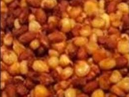 Grain Legume Processing Handbook Mixed and fried foods Githeri serves 8 to 12 ½ kg maize 1 tbsp salt 1 kg beans 3 medium tomatoes, chopped 10 liters water 1 large onion, chopped Preparation: In a