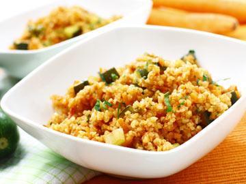 DASH Lemon Bulgur Pilaf Whole grains are important to heart health and the DASH diet recommendations of making half your grains whole.