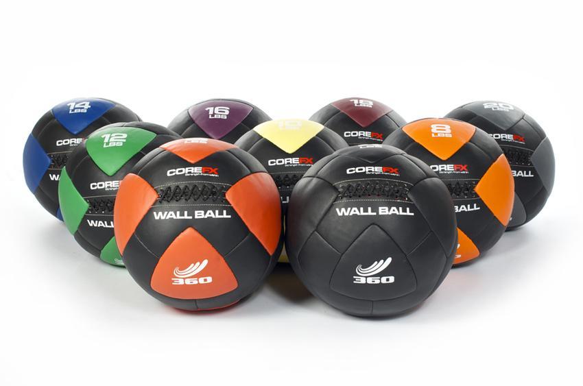 All you need is a medicine ball and they come in a variety of weights from 2lbs. to 30lbs. and can be made of hard plastic, dense rubber or synthetic leather material.