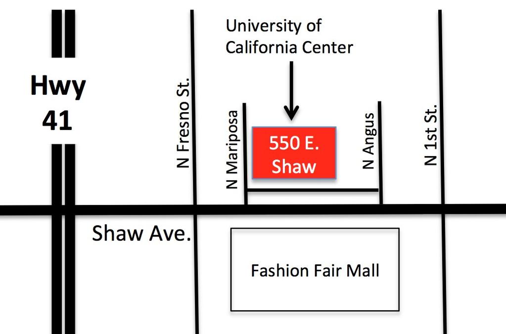 , Suite 210, Fresno, 93710, CA (Across from Fashion Fair Mall, just east of Men s Wearhouse) The new phone numbers are: 559-241-7515 (main line)