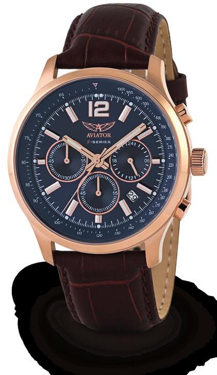 Aviator Gents Chronograph Watch Travel Retail Exclusive Classic style