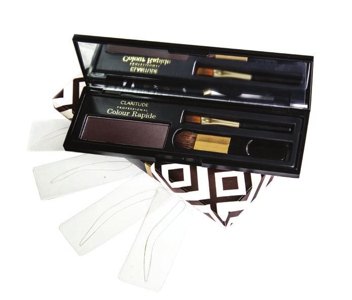 BEAUTY Claritude Travel Retail Exclusive Colour Rapid Root Cover Up and Eyebrow Kit, BROWN To extend the time
