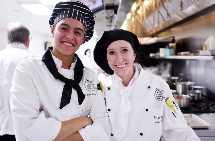 { Student Testimonials Jacob Hausauer, Whitefish, MT: My instructors are very talented professional chefs who offer unlimited opportunities for me to be creative in the kitchen.