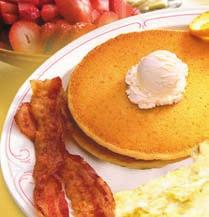 Famous PANCAKES All of our homestyle pancakes are made from scratch in our kitchen Potato Pancakes Ours are the best!