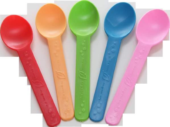 ECO-FRIENDLY CUTLERY Add more green to your environmental campaign with our eco-friendly