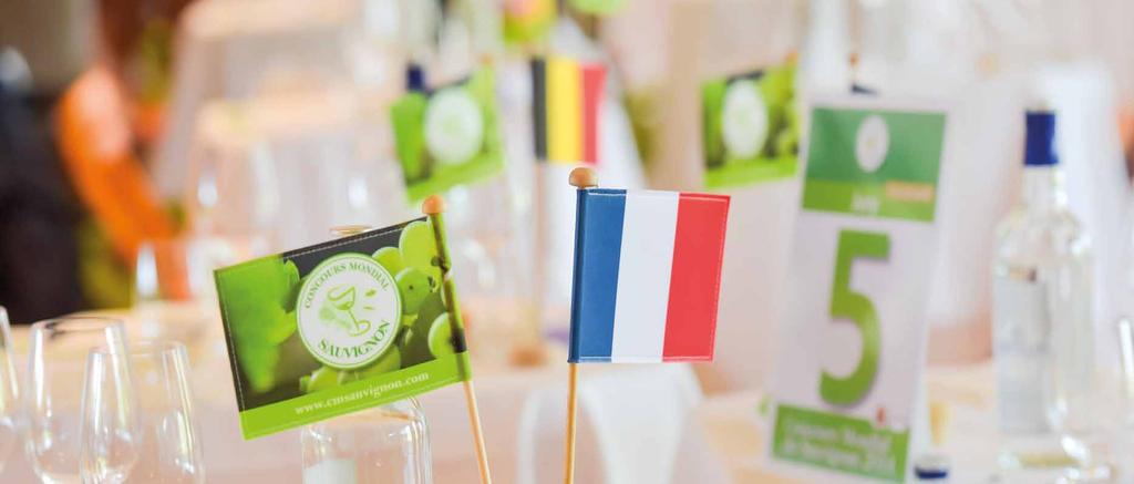 Concours Mondial du Sauvignon 2015 Key facts 816 Entries 61 Professional judges 16 Judges nationalities 20 Wine growing nations belonging to the global Sauvignon blanc wine industry and entering the