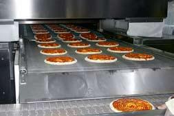 One example amongst many different ways of making pizza is the pressing method. A typical high-speed industrial Pizza Line produces 8.