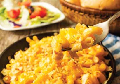 Mac & Cheese Classic Mac 10 - A hearty portion of comfort food; Cavatappi pasta is mixed with our signature cheese sauce.