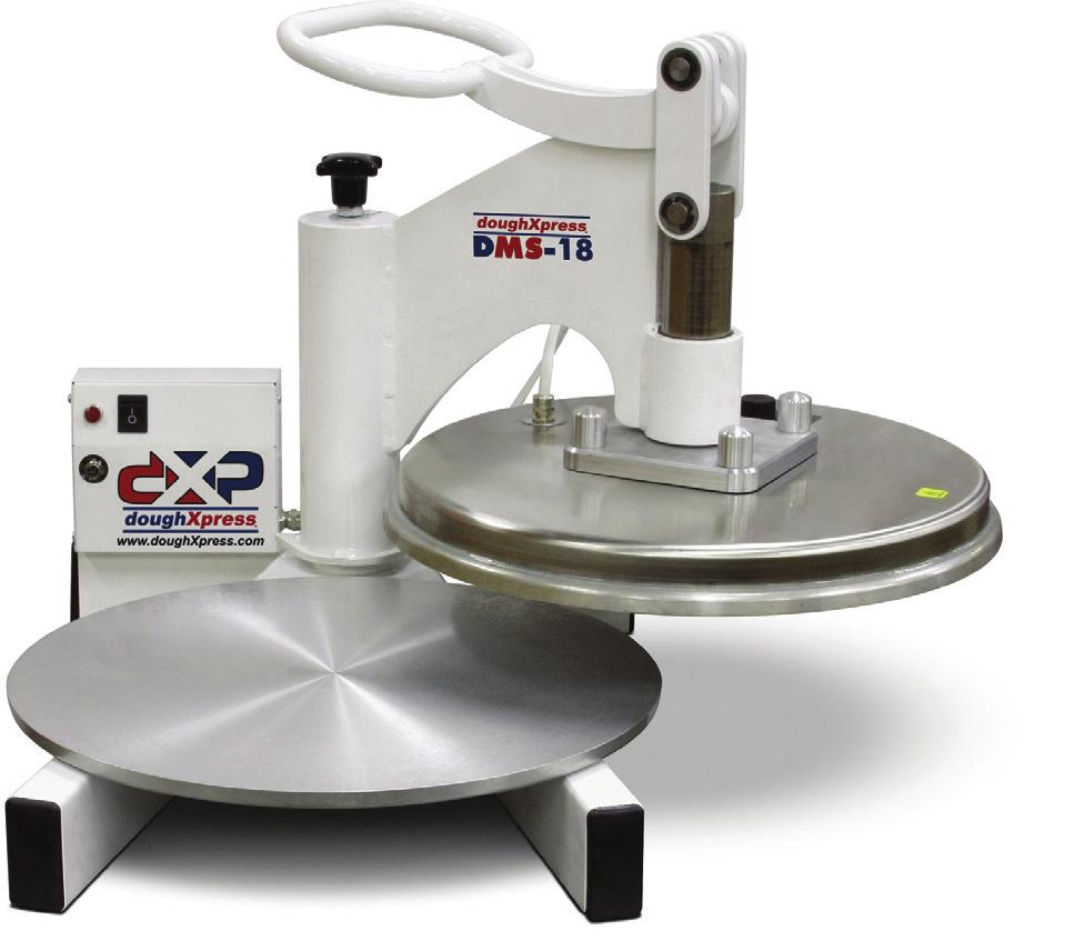 DMS-18 Manual Swing Away Dough Press OWNER S MANUAL DMS-18 shown CONTENTS doughxpress For Customer Service, Call 1-800-835-0606 or Visit www.doughxpress.com Receiving and Installation... 2 Operation.
