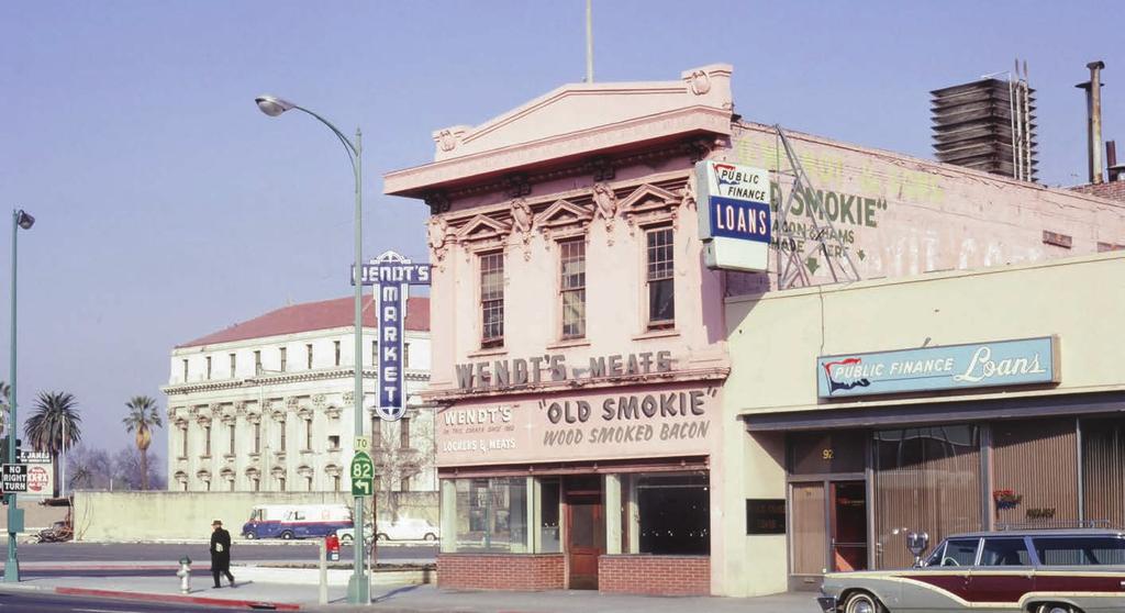 A photo recently purchased by Les Amis de! [3] Fast forward to 1960, the old building is still there on the southeast corner of Market and St.