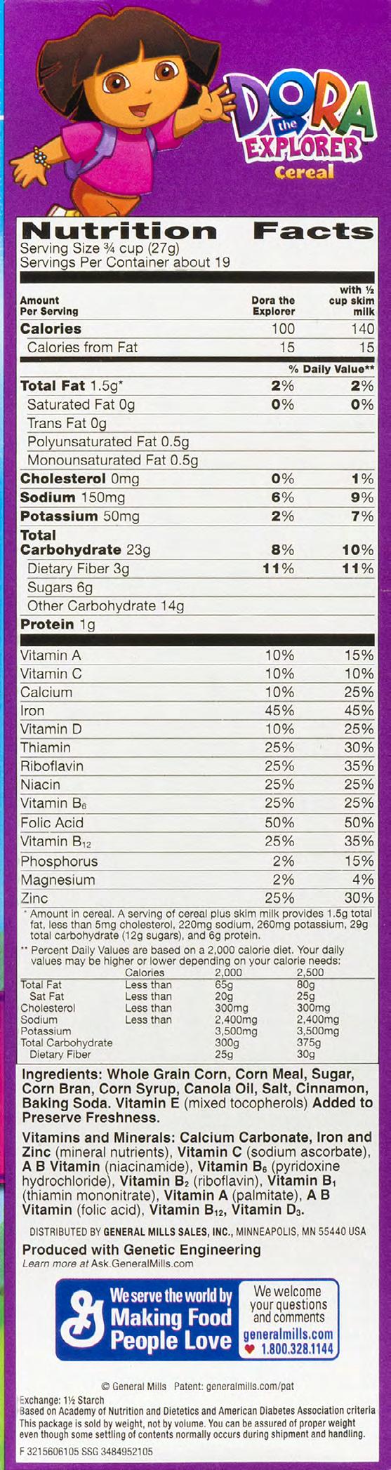ounce. ) Find the serving size in grams at the top of the label and the sugars listed towards the middle.
