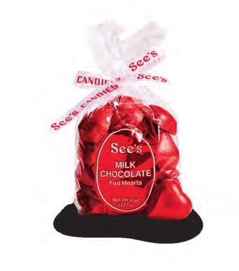 wrapped in red foil. Approximately 30 per bag.