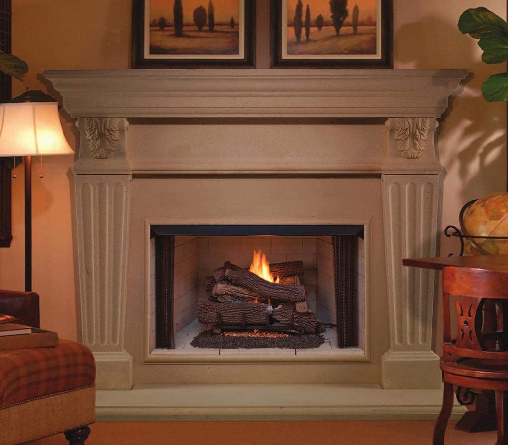 FireboxesVent-Free Indoor / Outdoor Vent-Free Traditional Series Standard Vantage Hearth s Standard fireboxes from the Traditional Series offer a beautiful, traditional fireplace setting at an