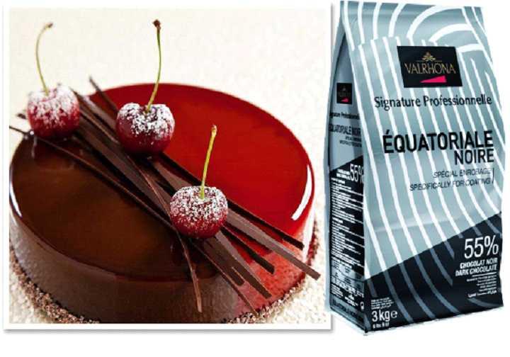 Chocolate Pistolles, Chips & Chunks Dark Chocolate Feves - Equatoriale Dark Specifically designed for coating Equatoriale Dark 55% is renowned for its balanced taste